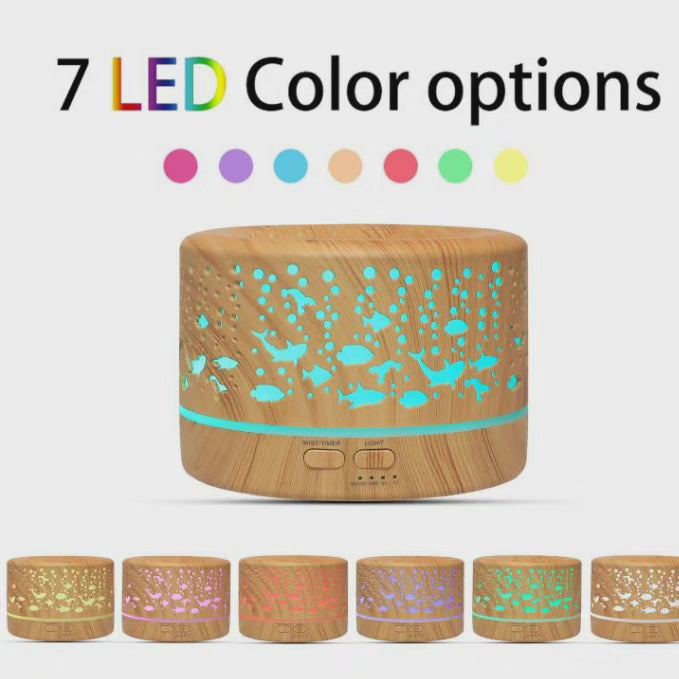 BowLift | Ultrasonic Aroma Diffuser Humidifier with Remote Control