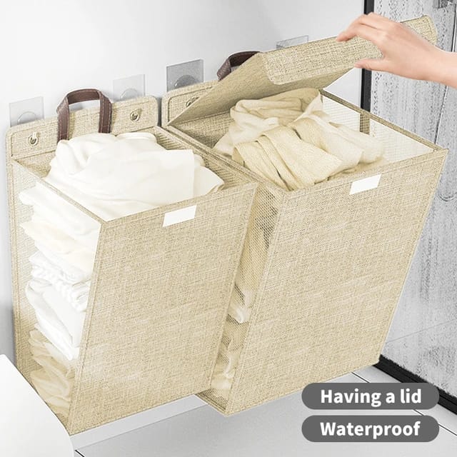 BowLift | Wall-mounted folding laundry basket