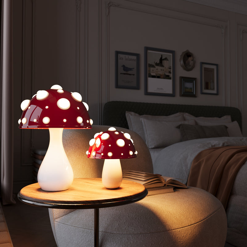 BowLift | LumiFungi – Luxury LED Table Lamp with Mood-Filled Mushroom Design and Dimmable Light