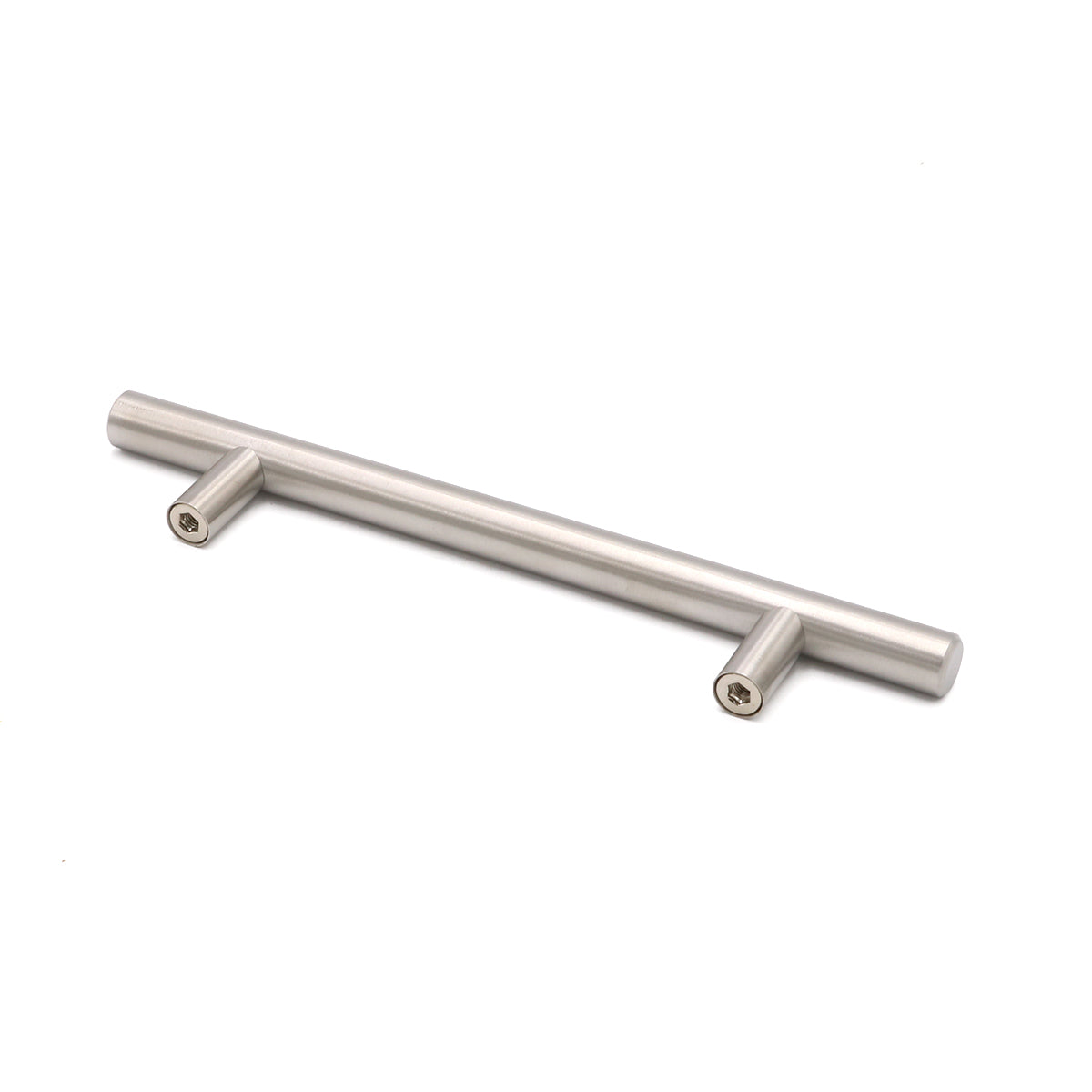 BowLift | Brushed Nickel Modern Stainless Steel Drawer Hardware T-Bar Handles
