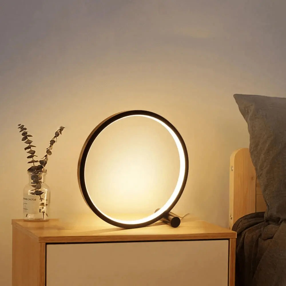 BowLift | Halo Glo Table Lamp: Elegant LED Lighting With Touch Control
