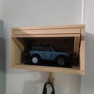 BowLift | Industrial Key Holder for Wall Mounting – 3D Printed Garage Look with Motion Effect
