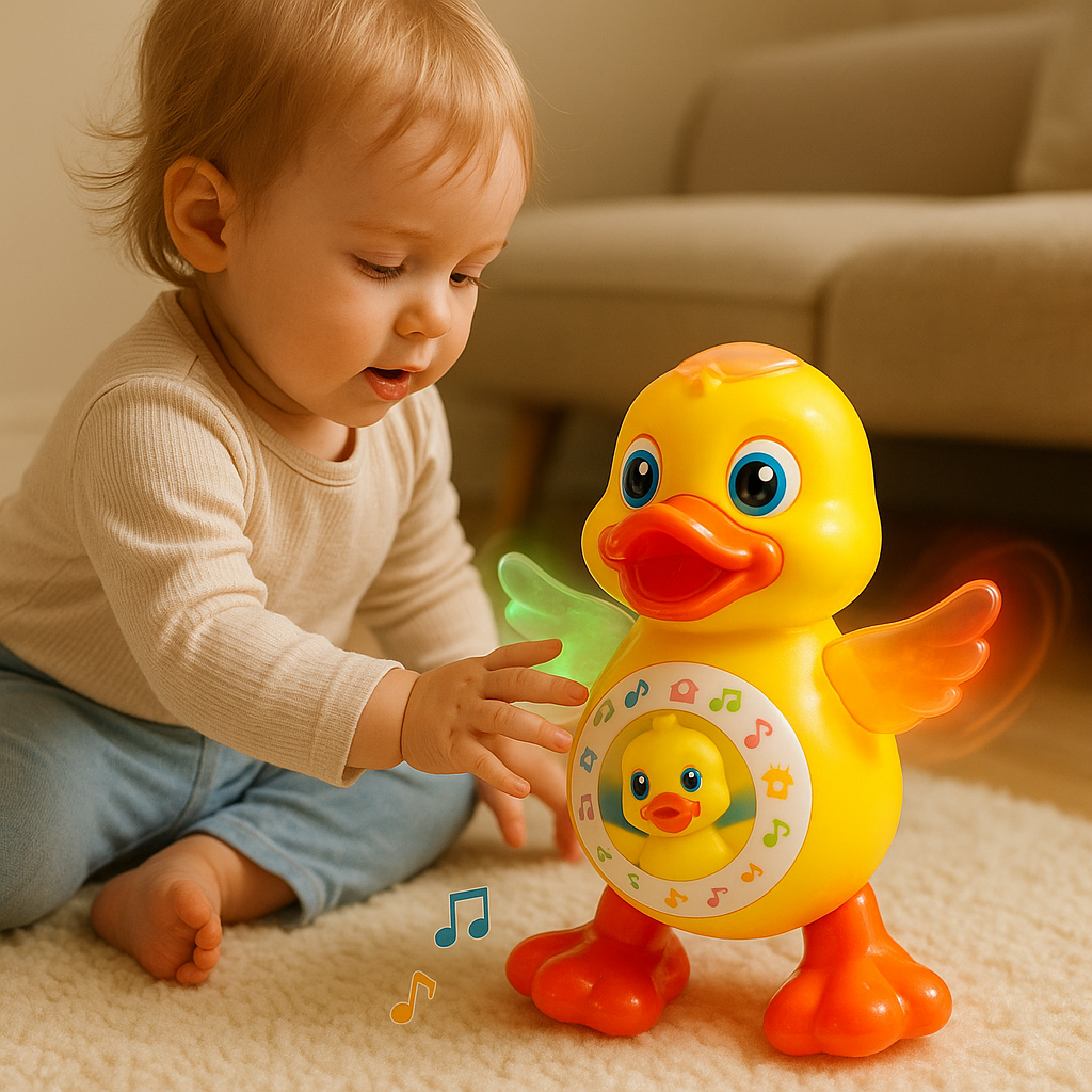 BowLift | Interactive Toy Pattern Dancing and Lighting Duck