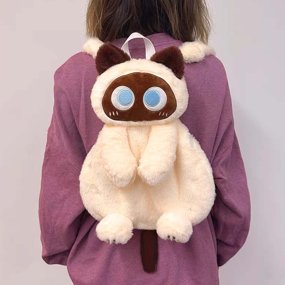 BowLift | Cute Cat Plush Backpack