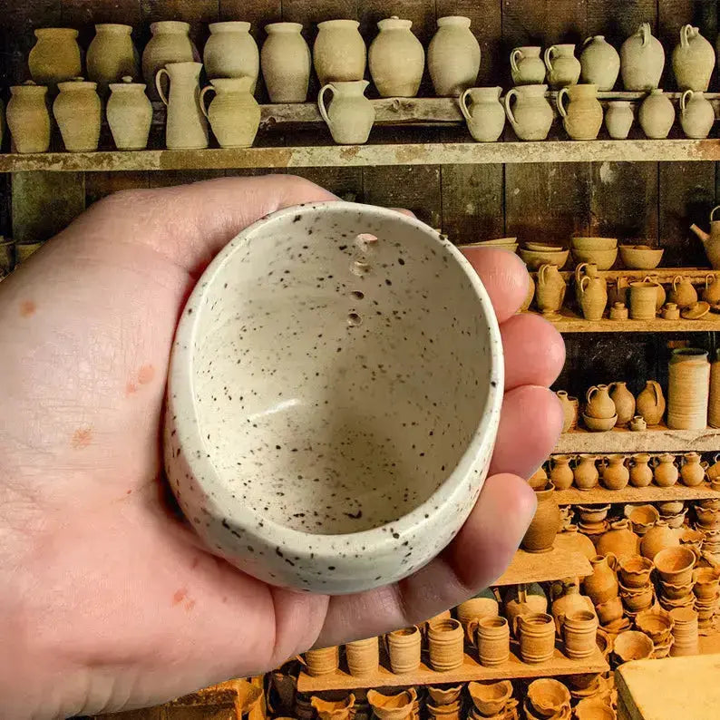 BowLift | Handmade Ceramic Herb Stripper – Effortless & Clean