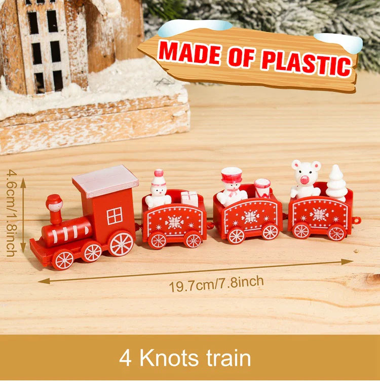 BowLift | Kerst Trein Decoratie – Houten of Plastic Kersttrein voor een Feestelijke Sfeer