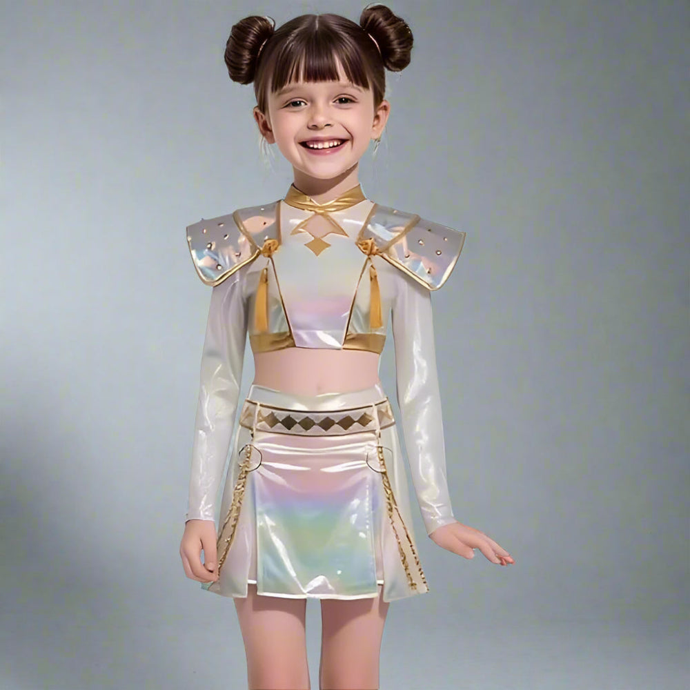 BowLift | Kpop Halloween Costume Girls Holographic Outfit