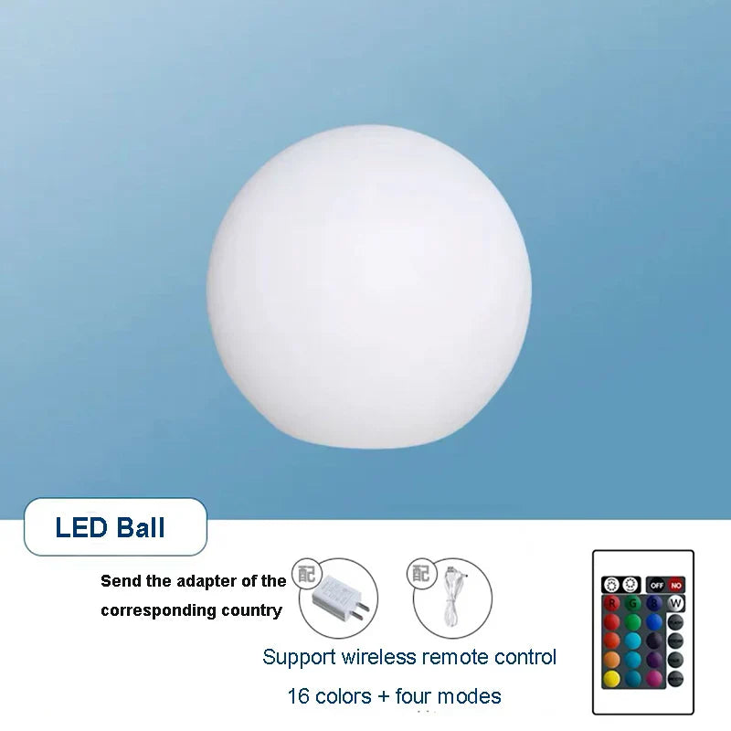 BowLift | LED Ball Lamp - Donn - Rechargeable - Waterproof - For indoor & outdoor