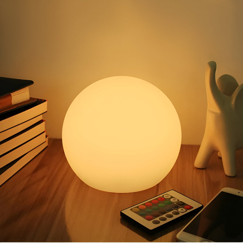BowLift | LED Table Lamp with Dynamic Color Change - Mood Lighting Glowing Ball