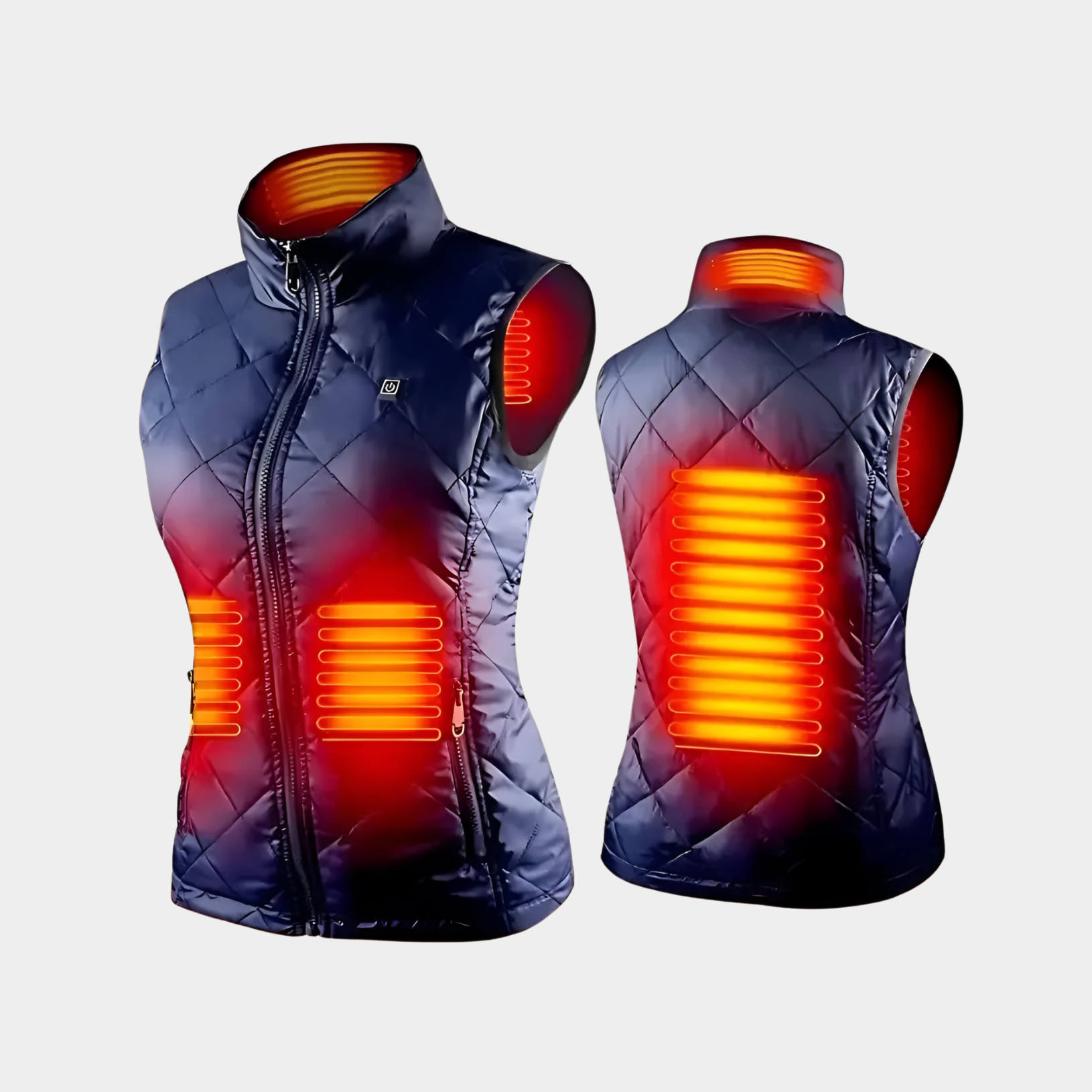 BowLift | Heated vest for women with dual control and 9 heating zones – comfort and warmth for every season