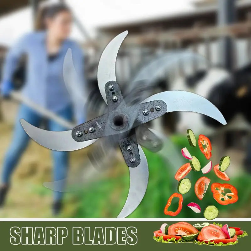 BowLift | Durable lawn shredder blade for agricultural home use (25–26 cm diameter)
