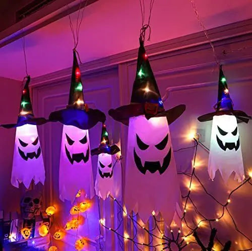 BowLift | Glowing Witch Hat – LED Halloween Decoration for Outdoor Use with Flashing Modes