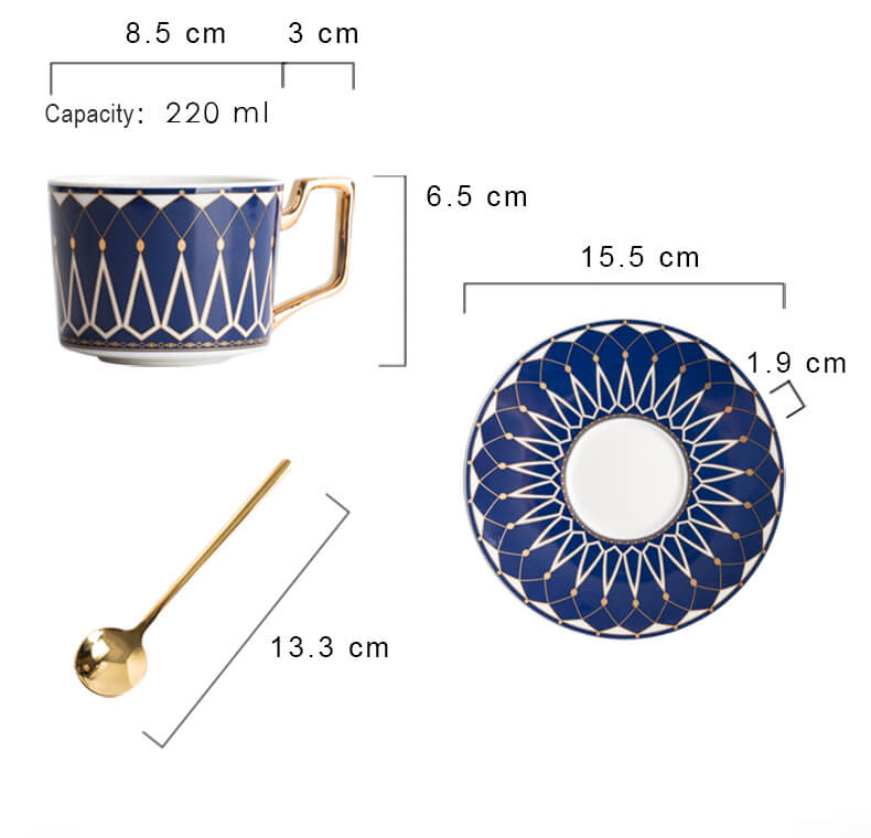 BowLift | Square A Retro-Pattern Coffee Mug