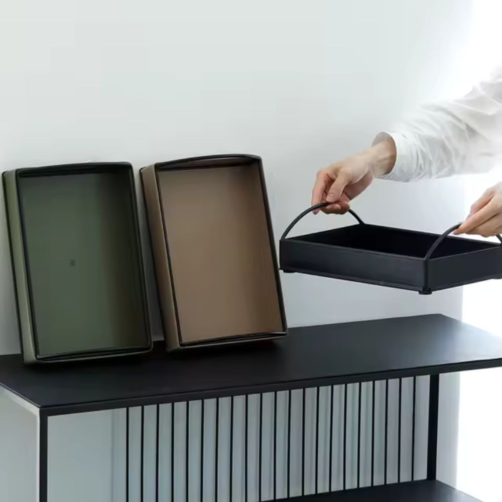 BowLift | Linéa Faux Leather Display Tray