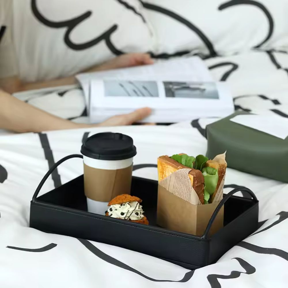 BowLift | Linéa Faux Leather Display Tray