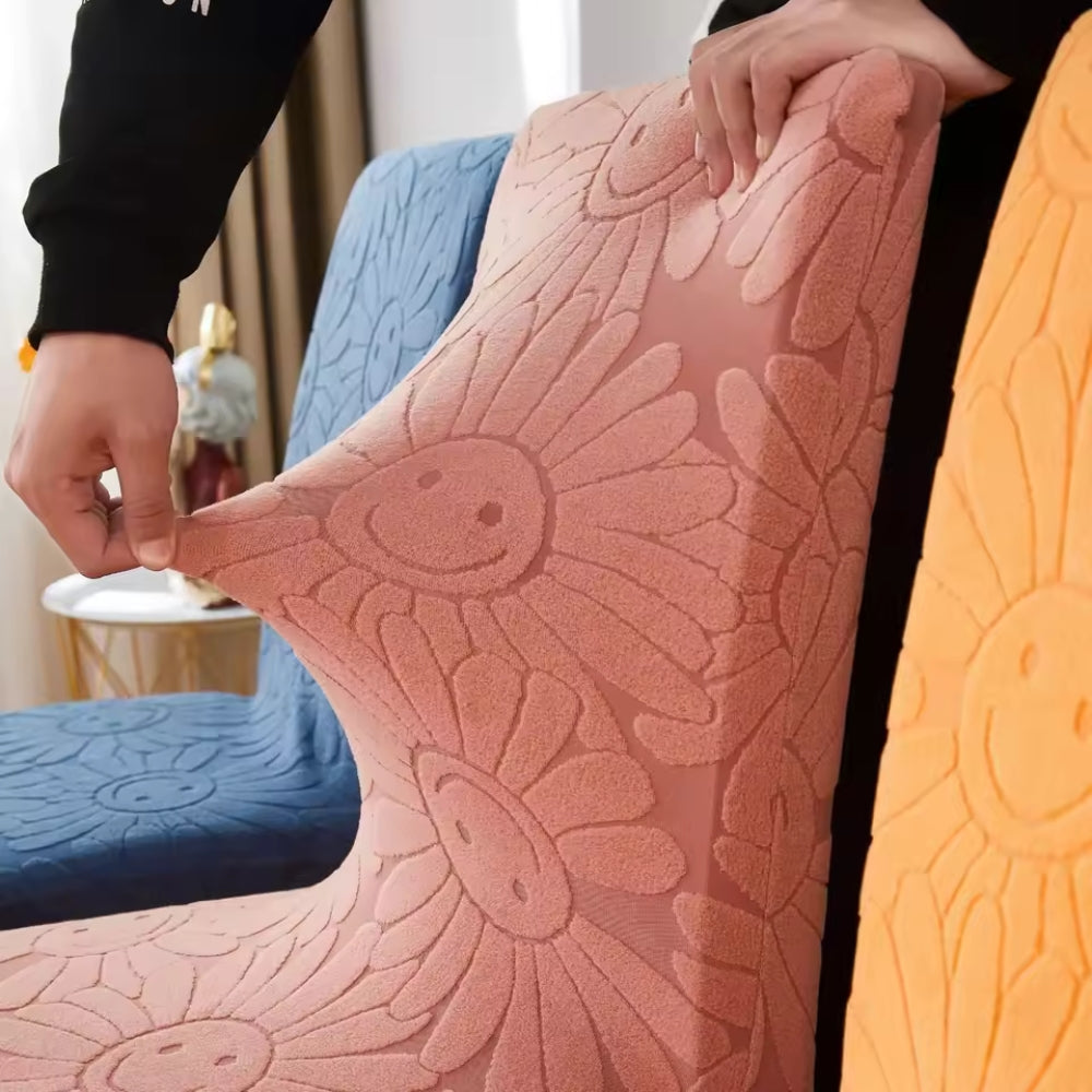BowLift | Fleur Smiley Flower Stretch Chair Cover