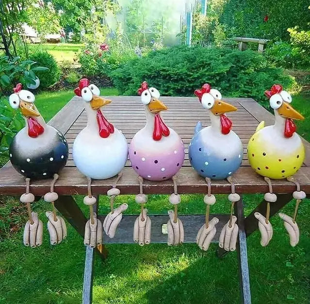 BowLift | Funny Chicken Garden Decoration