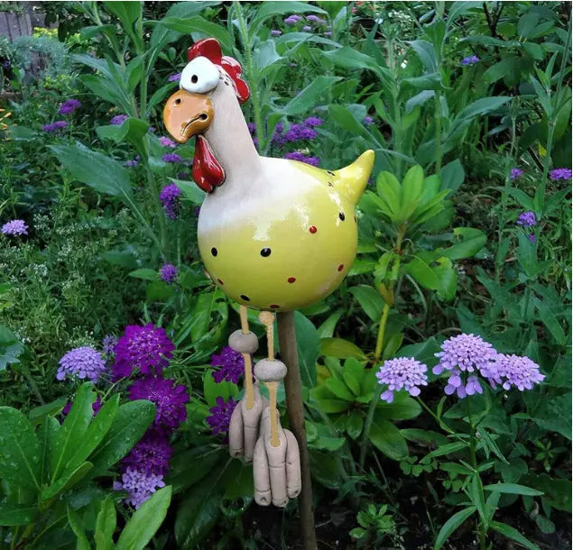 BowLift | Funny Chicken Garden Decoration