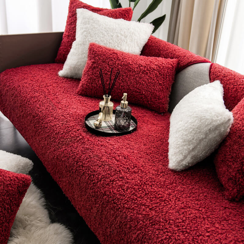 BowLift | Luxury Warm Fleece Furniture Protection Mat Non-Slip Sofa Cover