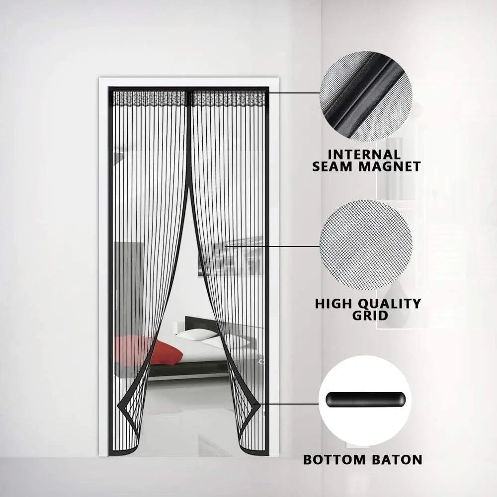 BowLift | Magnetic Insect Screen Door — Hands-Free Insect PRedection with Easy Installation