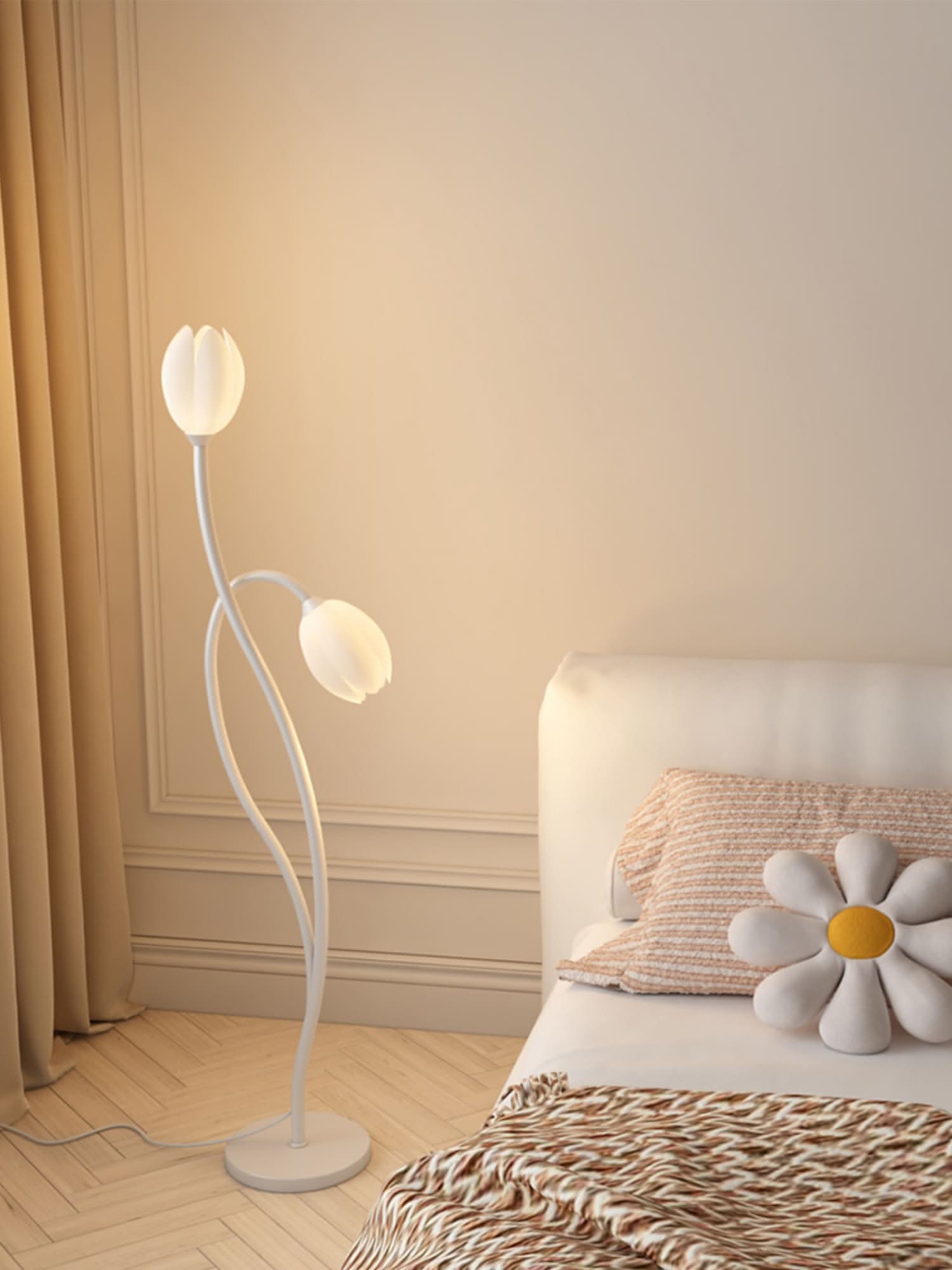BowLift | Modern Flower Floor Lamp with G9 Socket