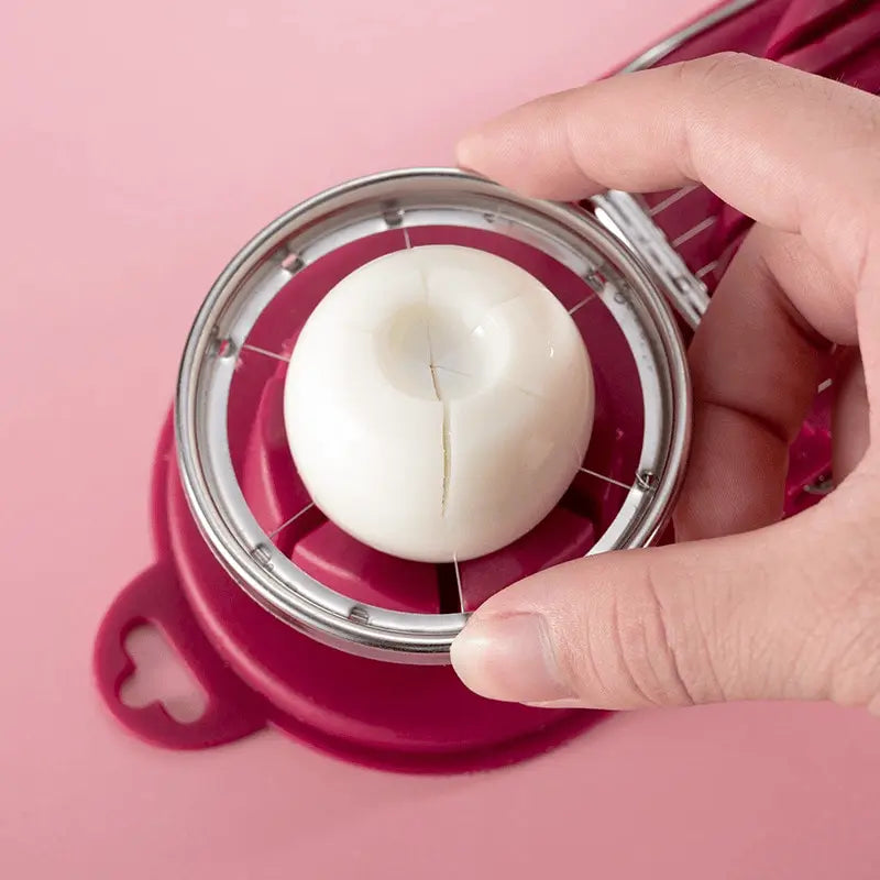 BowLift | Manual Egg Slicer with Stainless Steel Blades and Sturdy Handle