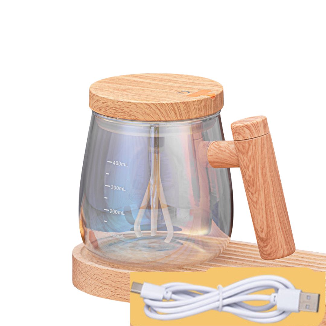BowLift | 2in1 Mixer Cup made of Wood