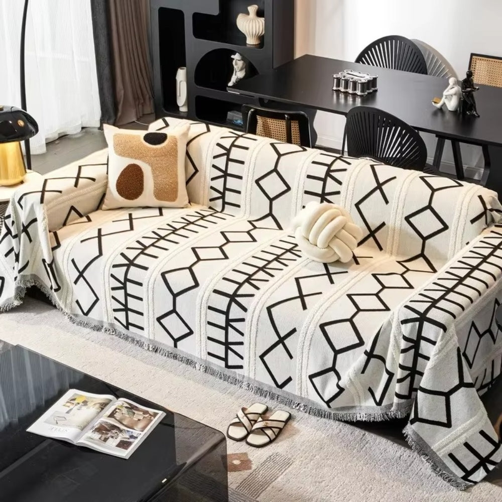 BowLift | Maze Four-Season Chenille Sofa Cover