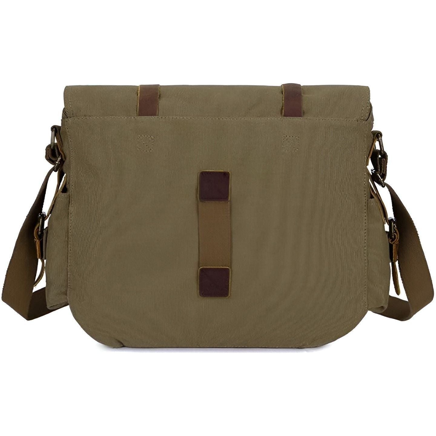 BowLift | Michael Bag – Vintage Canvas Messenger Bag for Men with Leather Accents