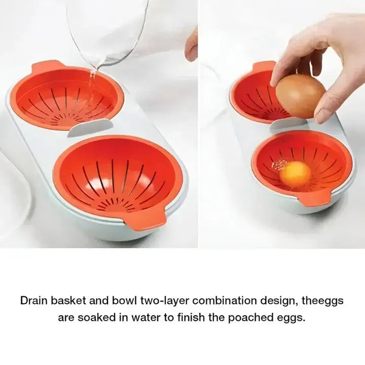 BowLift | 2+2 Microwave Egg Poacher