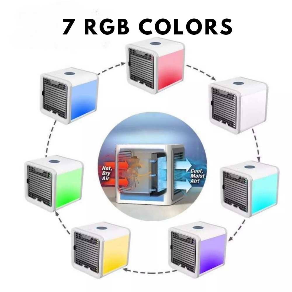 BowLift | Frost Air Small Portable Air Conditioner Miniature Air Cooler AC 550ml Water Tank