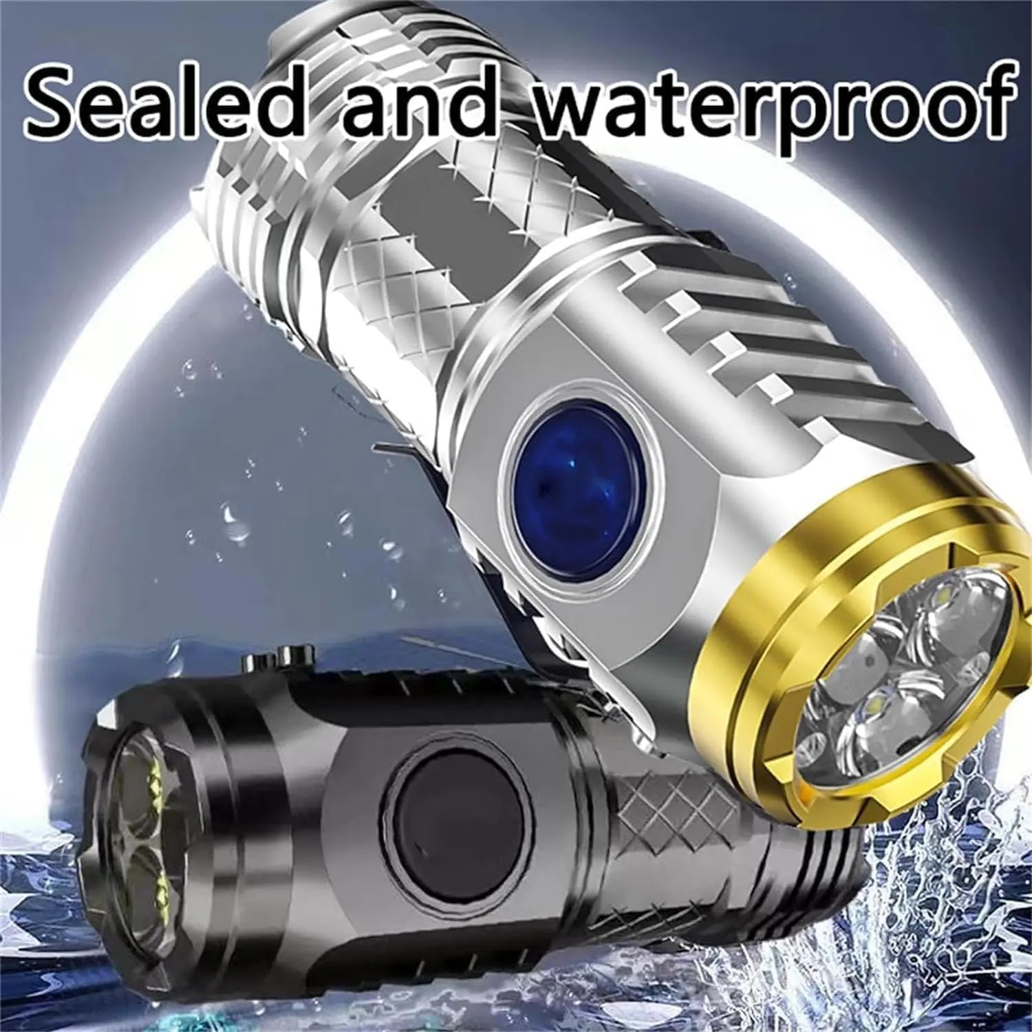 BowLift | Mini LED flashlight – Super bright & waterproof with light regulation