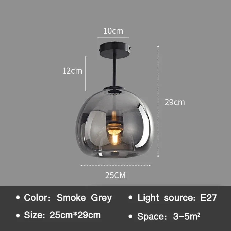 BowLift | EssenceGlow - Glass Ceiling Light