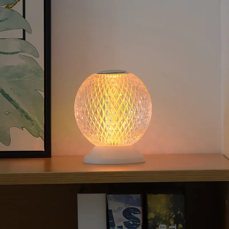 BowLift | Chic Crystal Table Lamp – Wireless Luxury Lighting