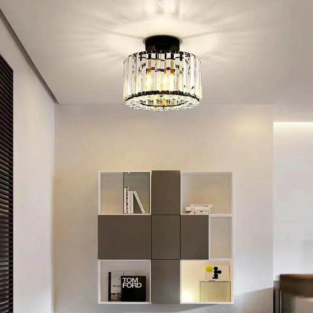 BowLift | GlimmerLux – Dazzling Ceiling Light with Sparkling Crystals