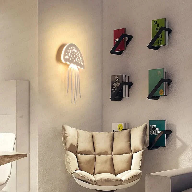 BowLift | GlimmerCoral Jellyfish LED Wall Lamp