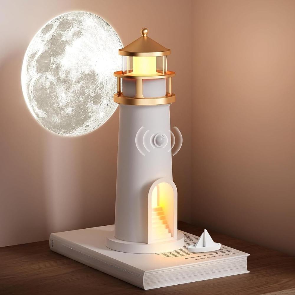 BowLift | Moon Lamp Night Light Lighthouse Design Bedroom Decor