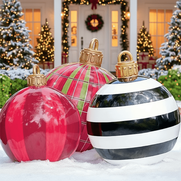 BowLift | Large, Weatherproof Christmas Baubles for Indoor & Outdoor Use