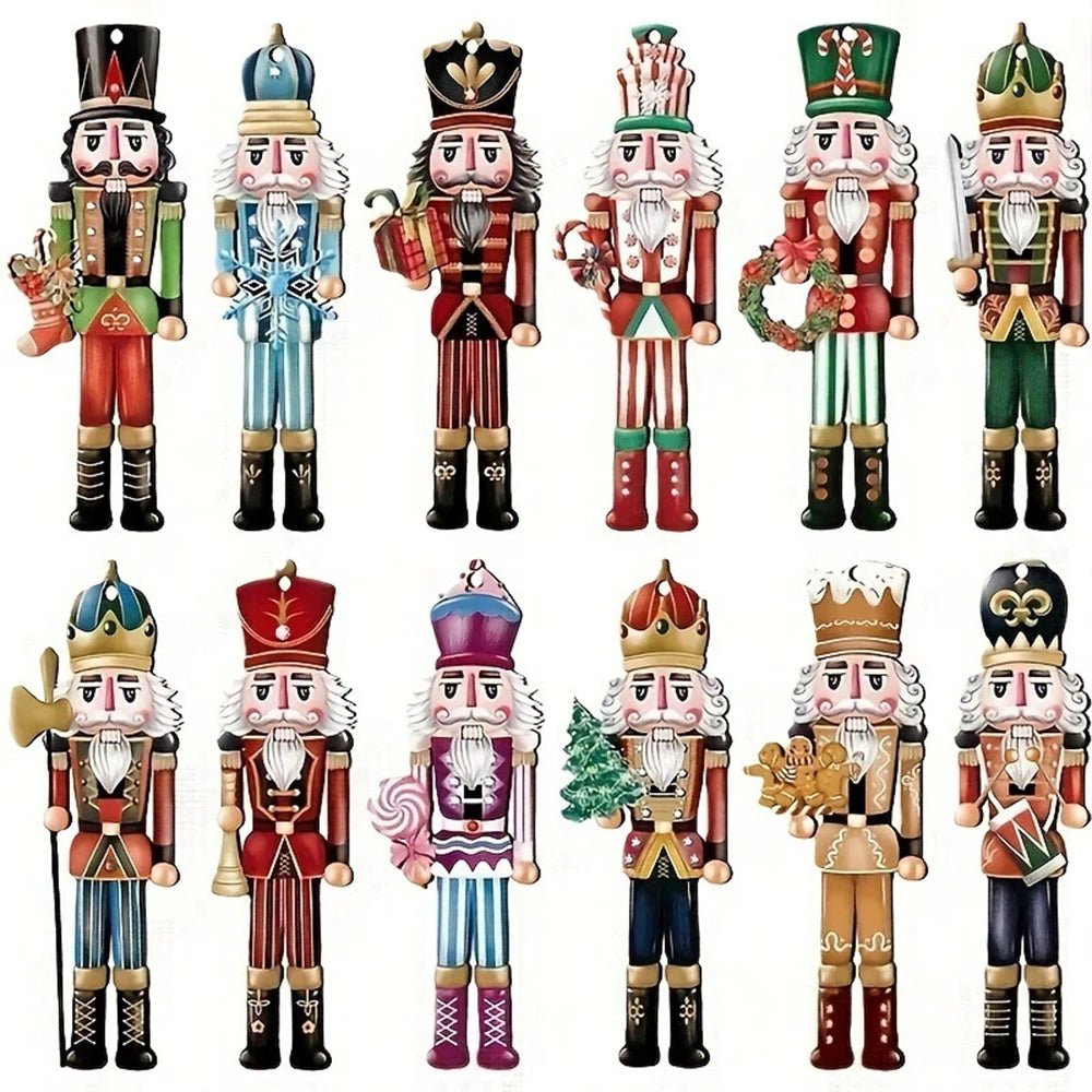 BowLift | Elegant Nutcracker Soldier Set with Festive Finish