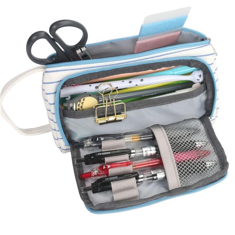 BowLift | IcoolGadgets Super Pencil Case Kawaii Large Capacity Pencilcase School Pen Case Supplies Pencil Bag School Box Pencils Pouch Stationery