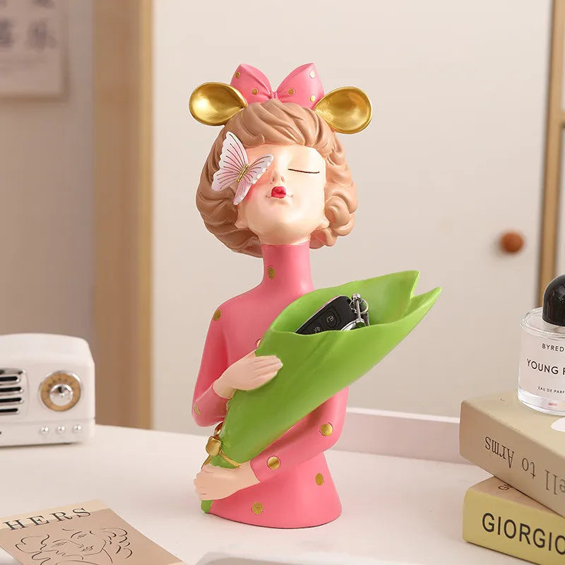 BowLift | FloralFinesse - Girl Vase Decor