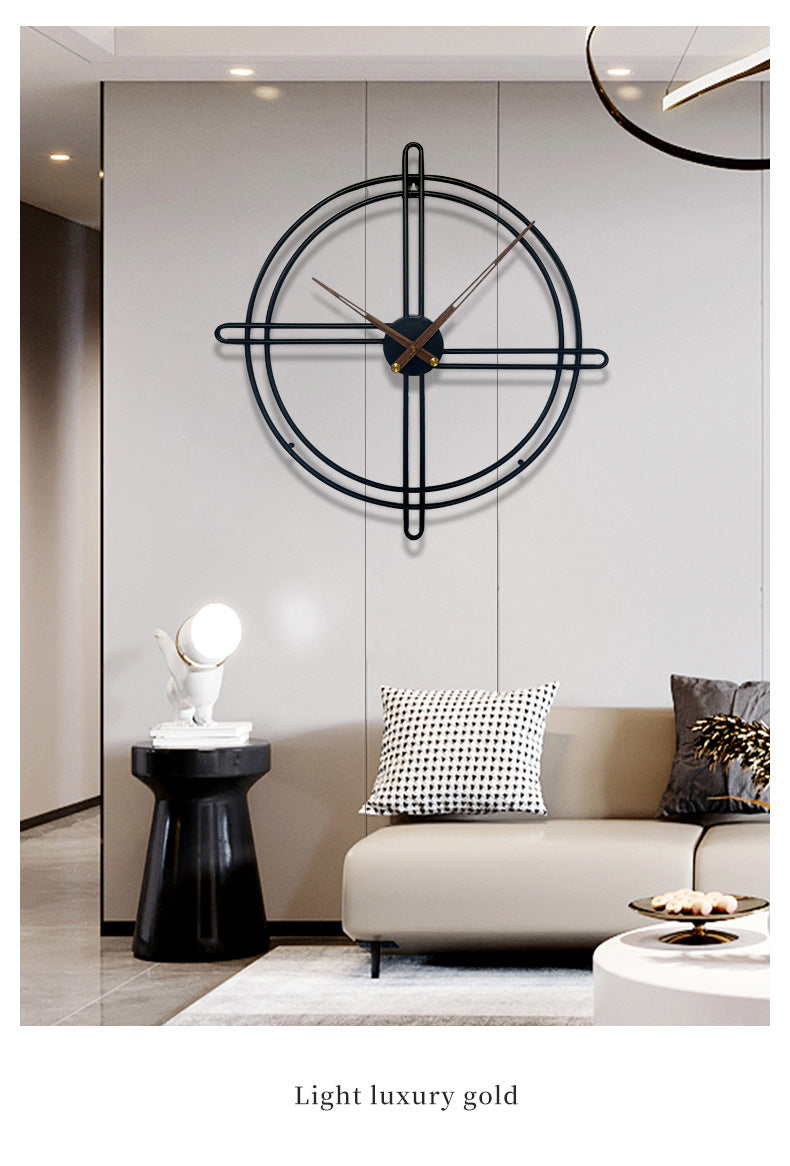 BowLift | Nordic decorative large wall clock for the living room 23 inches