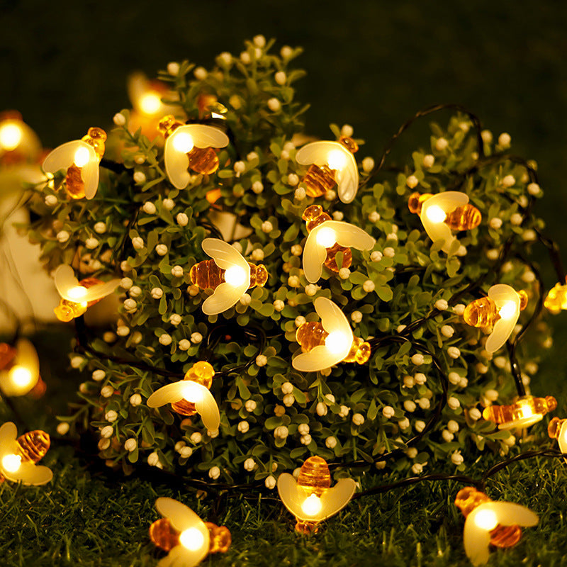 BowLift | Solar flower light chain for the garden