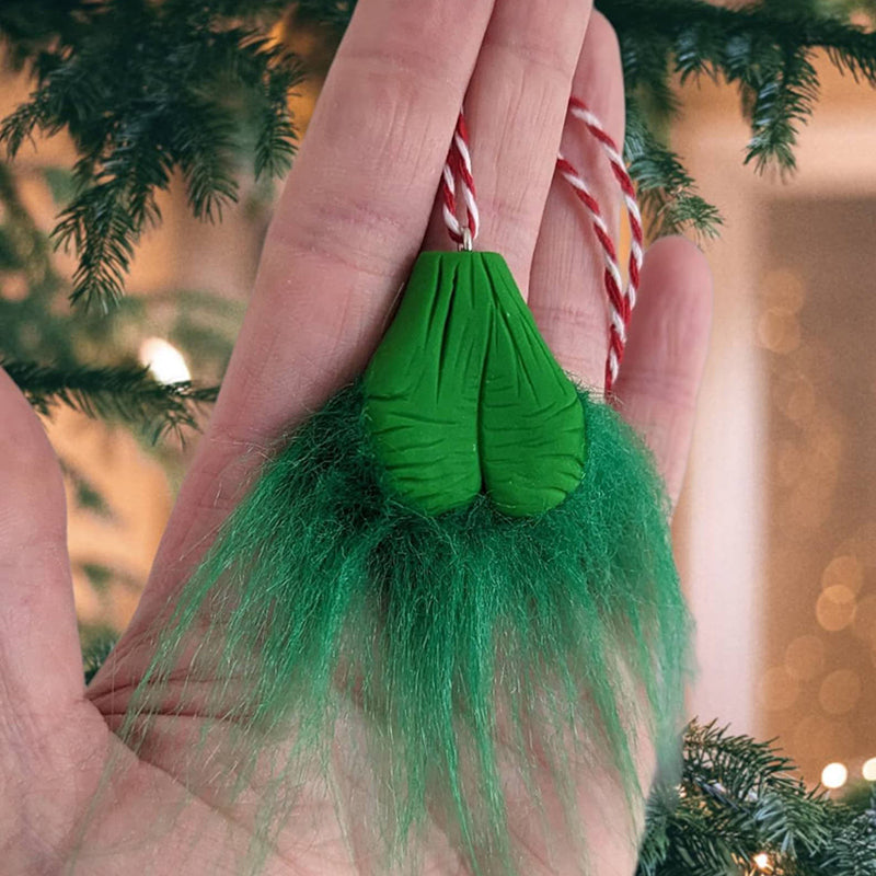 BowLift | Hairy Grinchy Ball Christmas Ornament