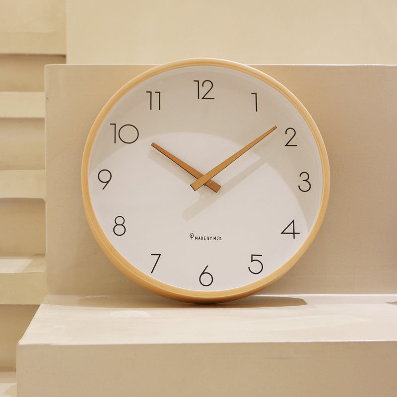 BowLift | Nordic Minimalist Wood Silent Wall Clock