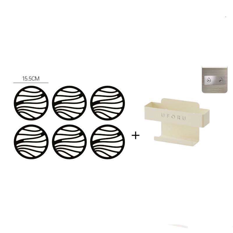 BowLift | Heat-Resistant Silicone Trivet Coasters – Set of 6