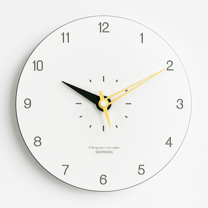 BowLift | Frendorf™ Minimalistic Modern Round Wall Decor Silent Clock