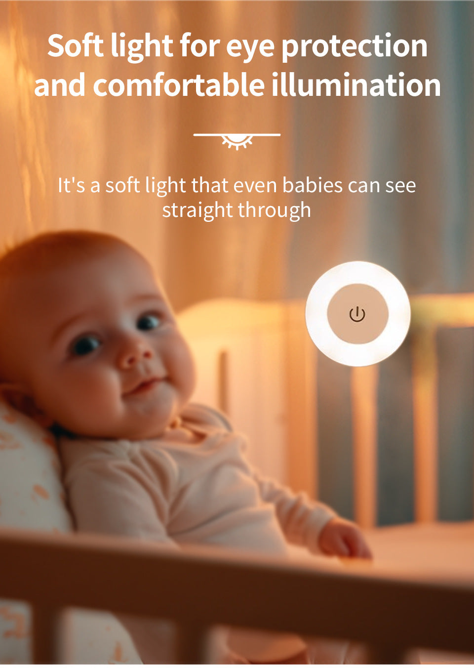 Touch-Sensor Rechargeable LED Night Light