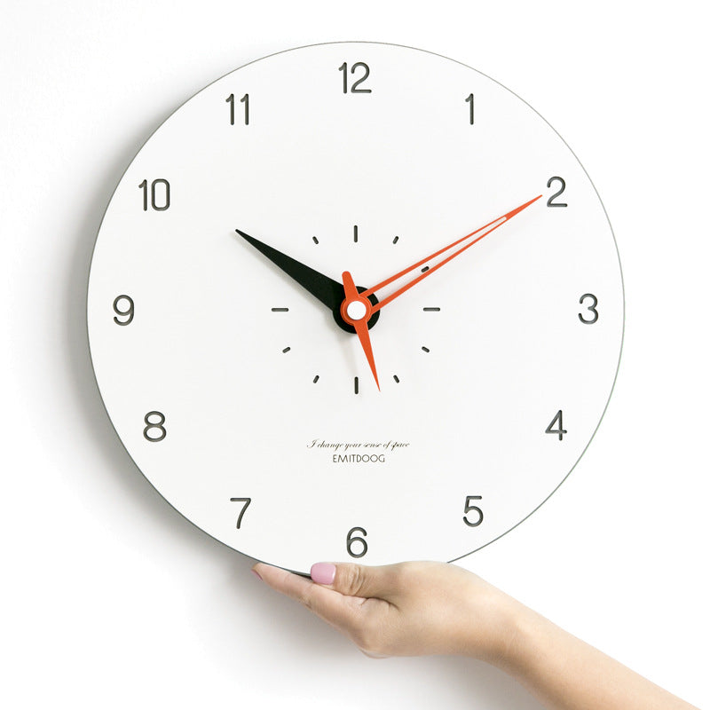 BowLift | Frendorf™ Minimalistic Modern Round Wall Decor Silent Clock