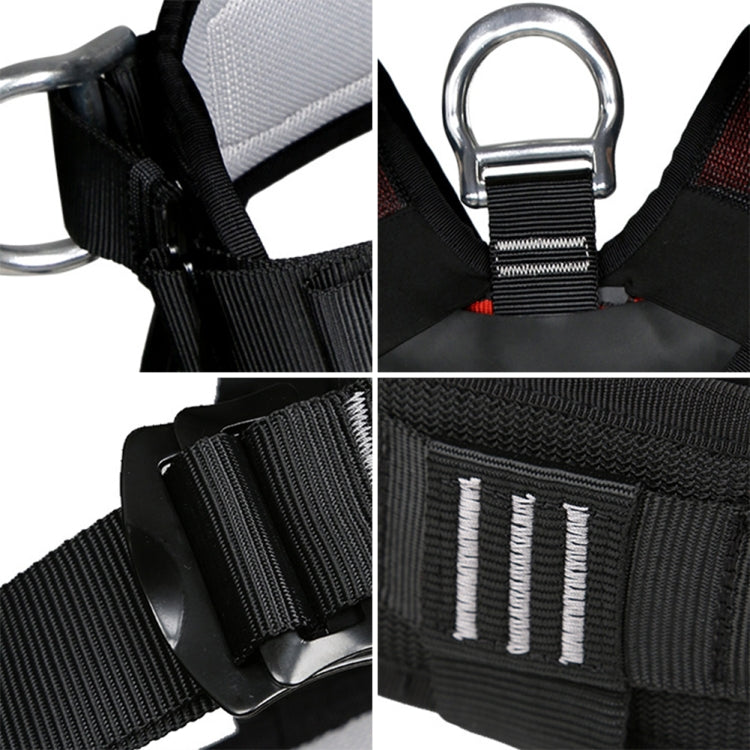 BowLift | XINDA XDA9516 Outdoor Climbing Polyester High-Strength Rope Adjustable Descender Full-Body Safety Harness